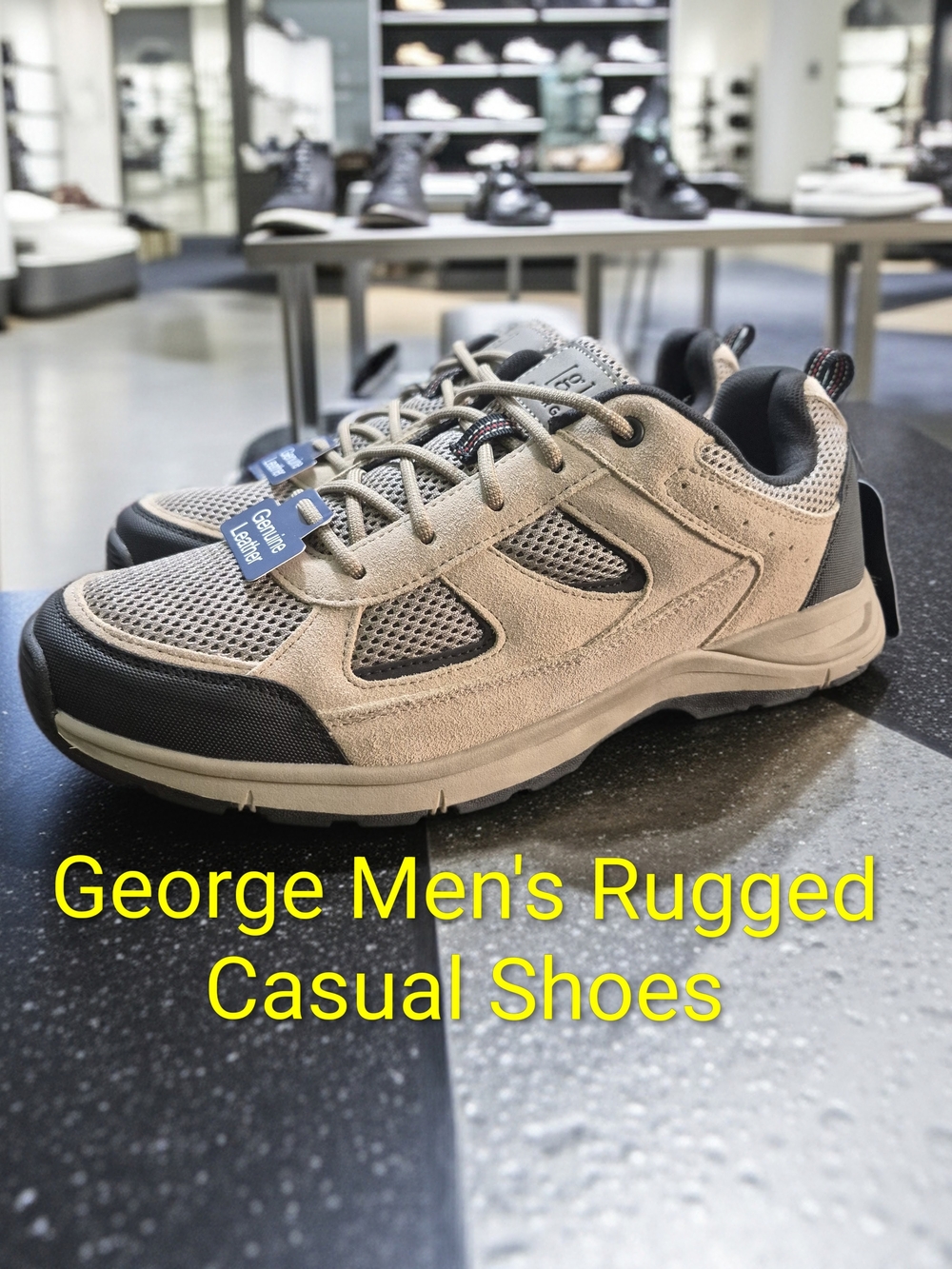 George Men's Rugged Casual Shoes Mens 11.5 NWT